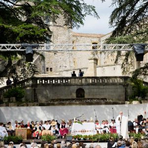 Messes provençale et sévillane ont ouvert les journées de jeudi et dimanche.