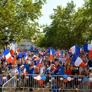Une véritable ferveur populaire a salué à Alès, l’exploit de l’Équipe de France de football.