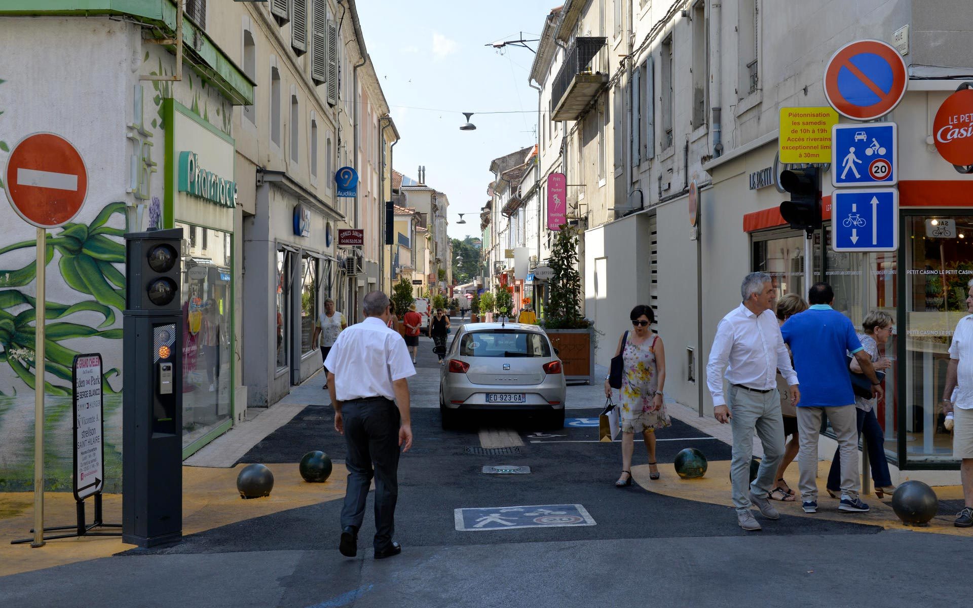 La nouvelle configuration de la rue Beauteville a été livrée le 21 juin.