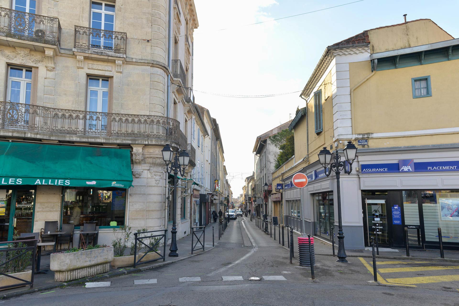 Entre la rue St-Vincent à la place Leclerc, la rue d’Avéjan sera transformée en “Espace partagé” d’ici le mois de mai.