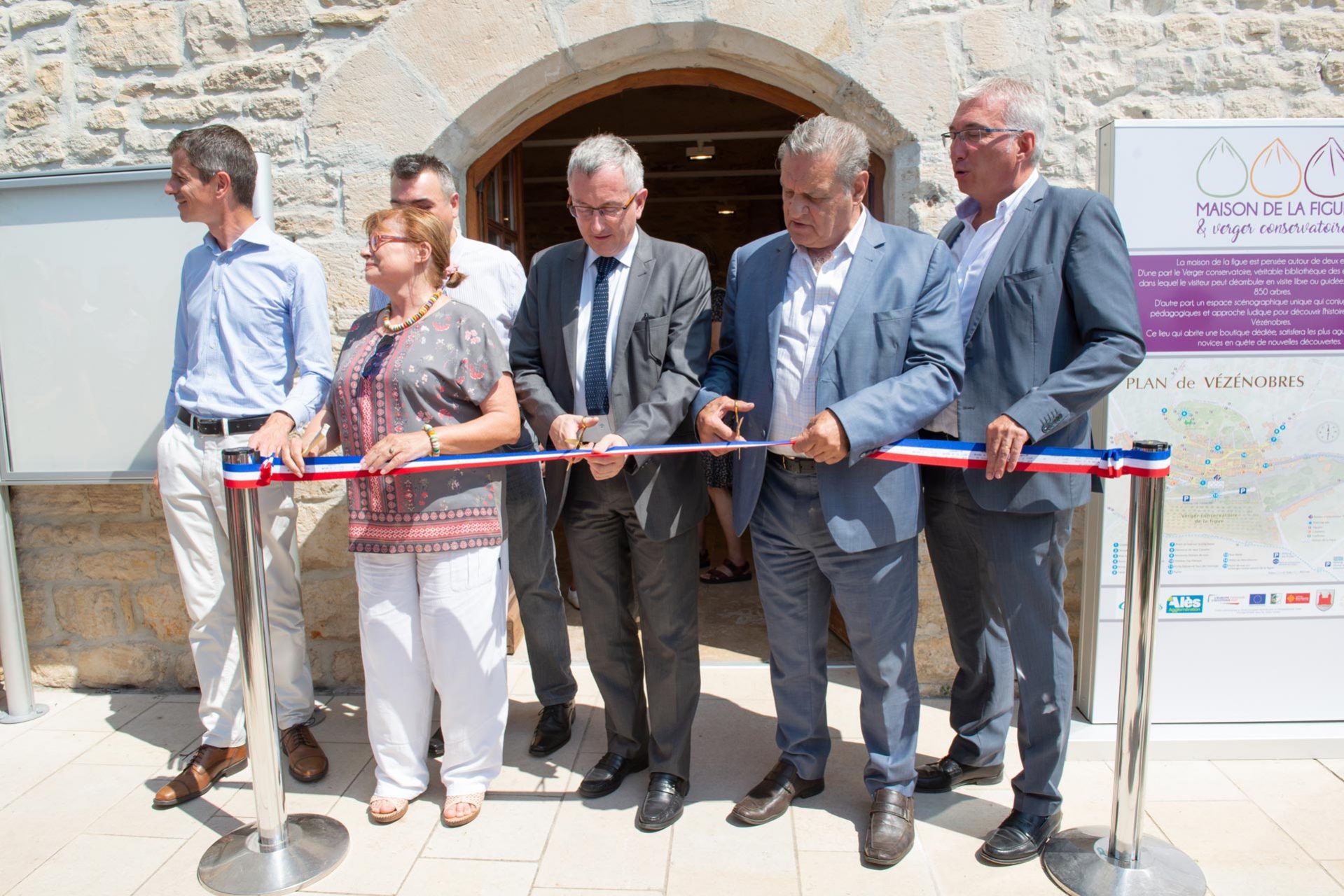 C'est en présence de Max Roustan, Président d'Alès Agglomération, que la Maison de la Figue a ouvert ses portes au public.