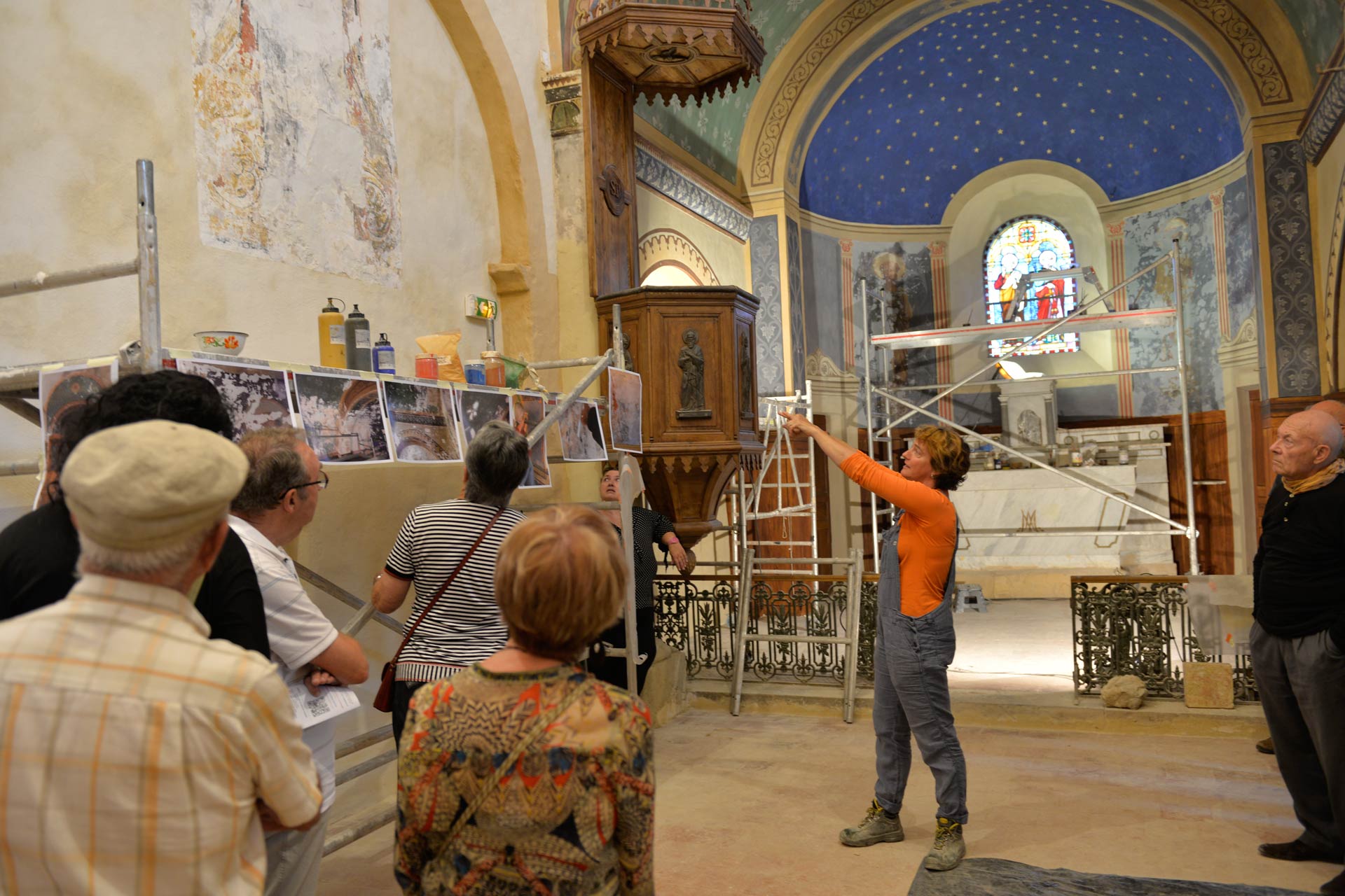 Quelques “pépites” d’art roman sont à découvrir sur l’Agglo, comme ici l’église de Saint-Paul-la-Coste dont la restauration s’est achevée en 2018.