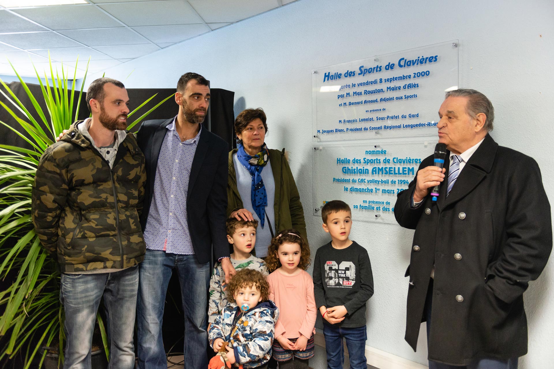 La Ville d’Alès et la communauté sportive ont honoré la mémoire de Ghislain Amsellem, l’ancien président du CAC Volley-Ball.