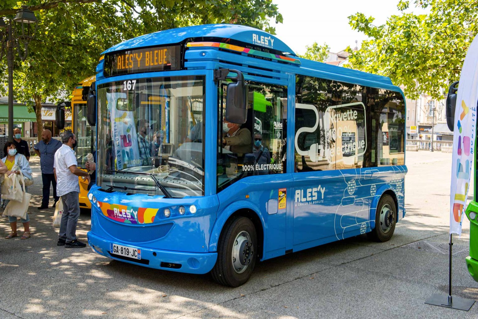 La navette bleue d’Alès’Y passe à l’électrique – Le Mag